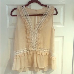 Moon River sleeveless blouse